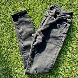 A’2ND by Special A Jeans USA Black Distressed Ankle Skinny Black Jeans